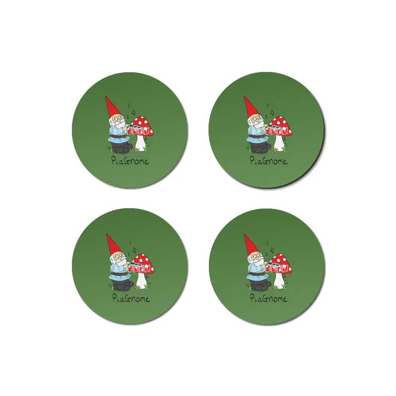 PiaGnome - The Piano Playing Gnome Bardak Altlığı