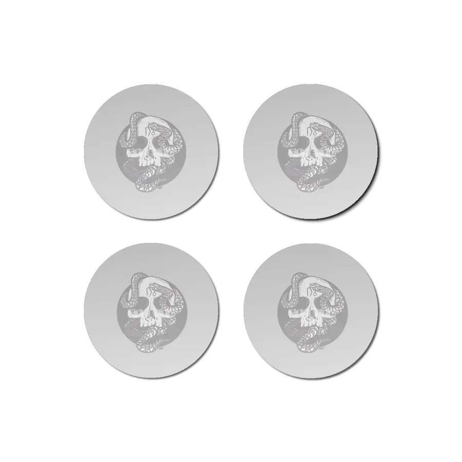 SM Skull Bardak Altlığı