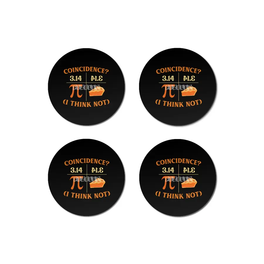Funny Pi Day Match Teacher Geek Science Bardak Altlığı