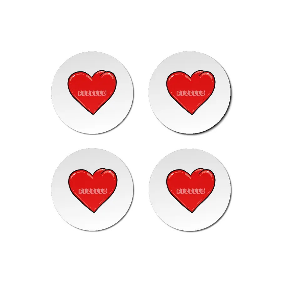 Heart Butt Bardak Altlığı