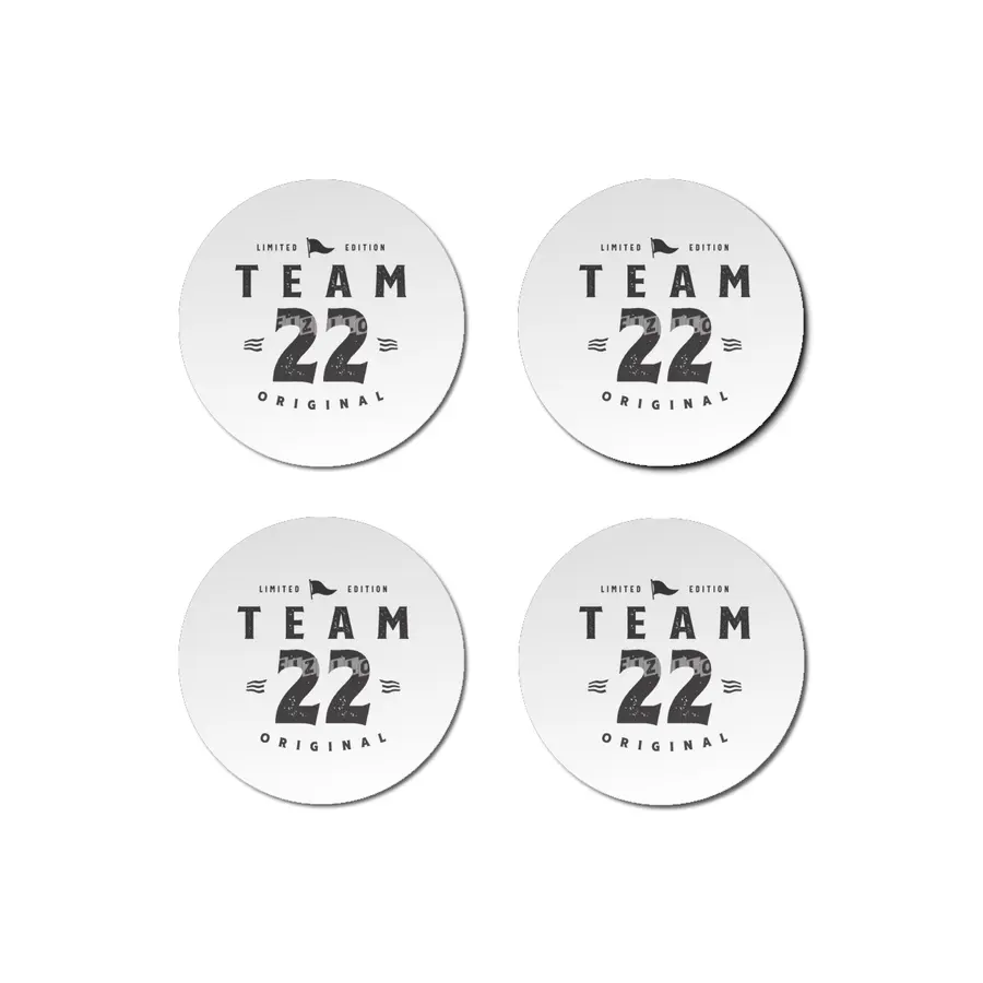 22nd Birthday Team 22 Years Old Bardak Altlığı