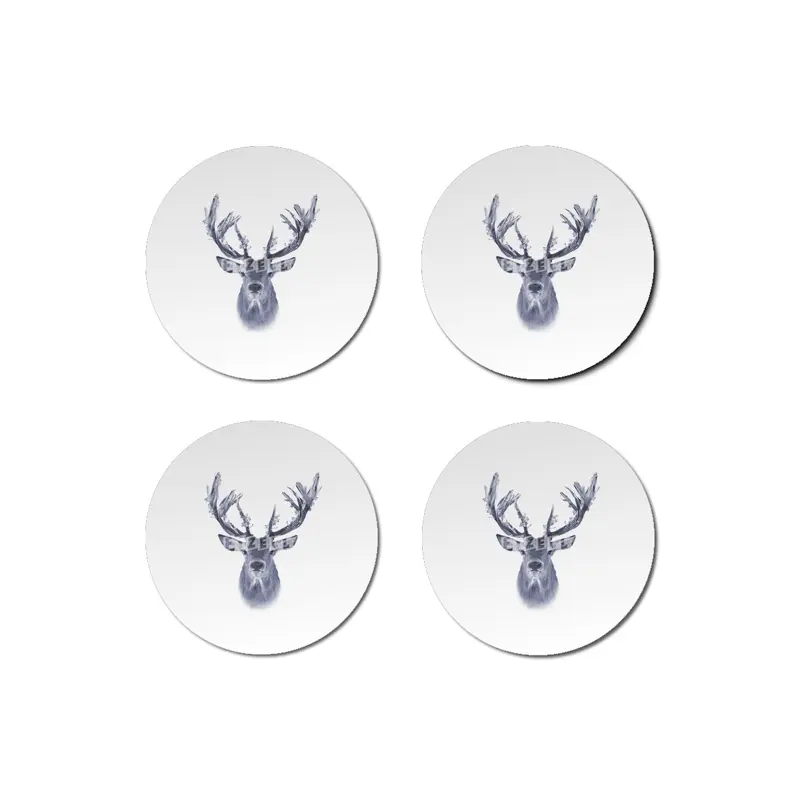 Crystal Deer - Indigo Bardak Altlığı