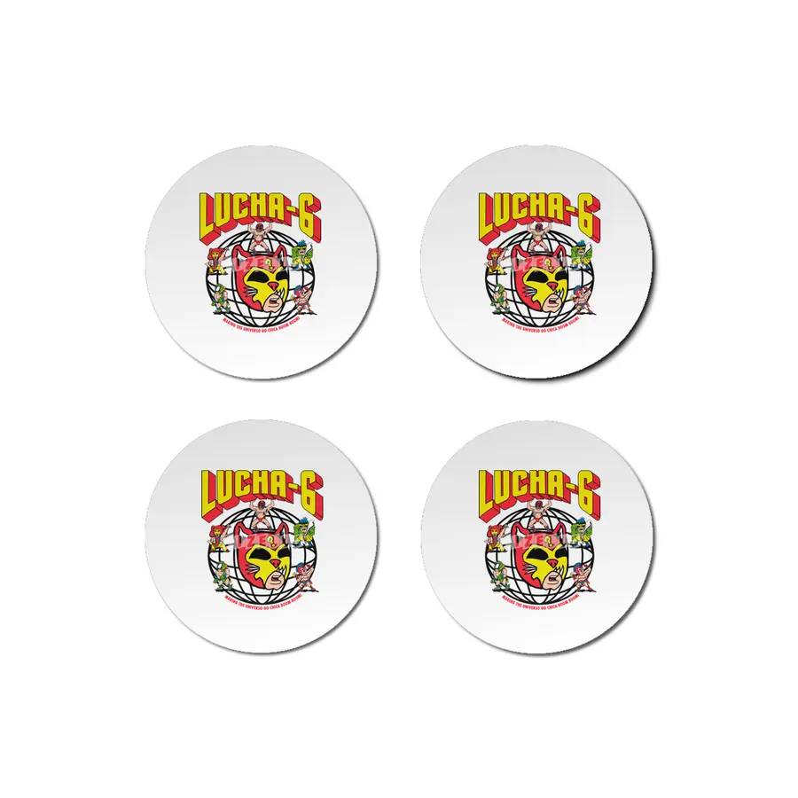Lucha-6 World Wide Bardak Altlığı