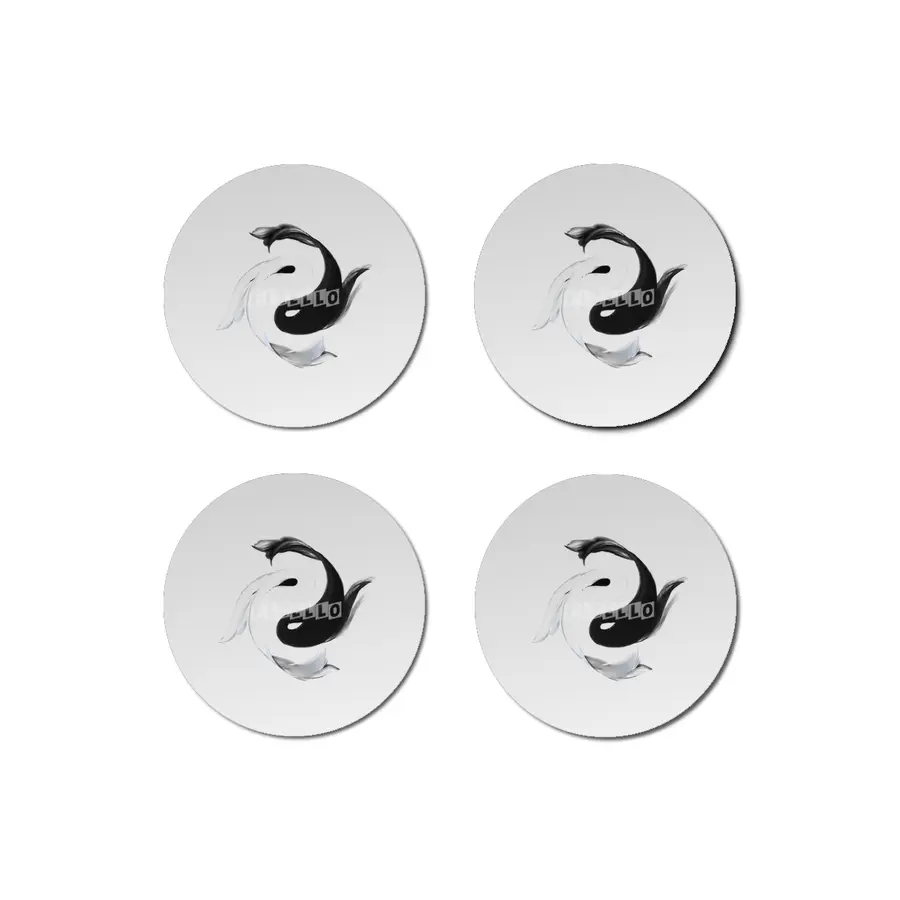 Koi Fish Bardak Altlığı