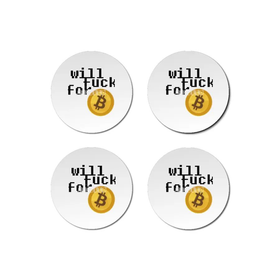 Will Fu*k For Bitcoin Bardak Altlığı