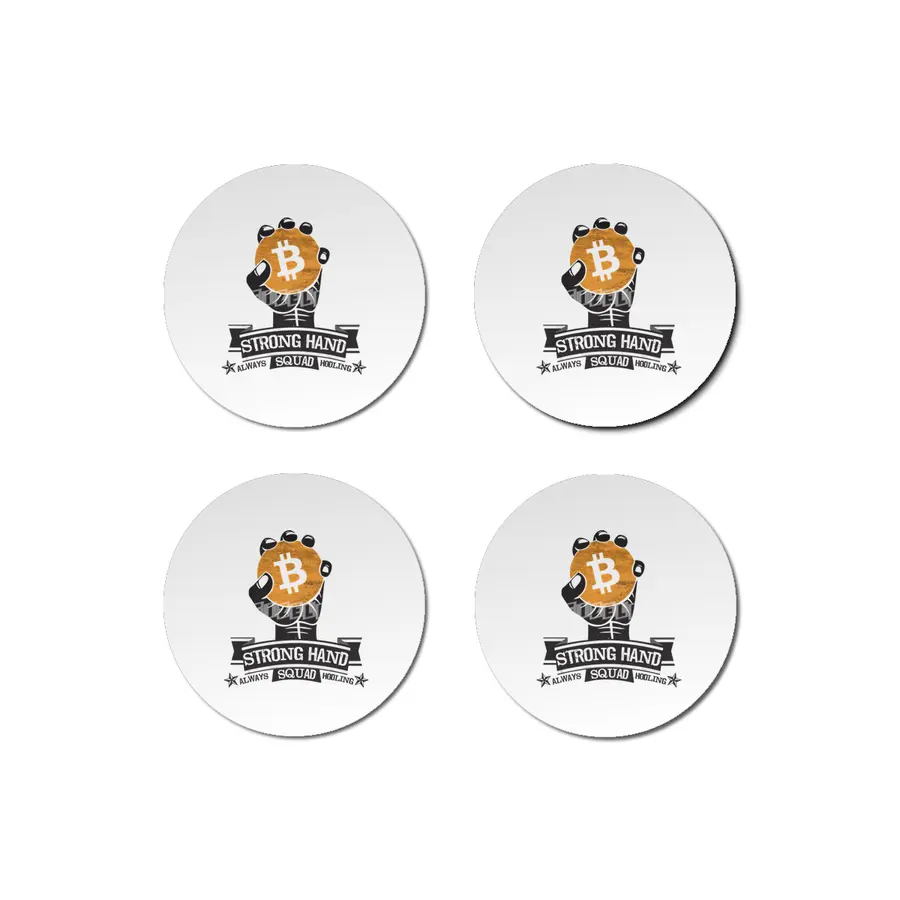 Bitcoin Strong Hand Squad (Light) Bardak Altlığı