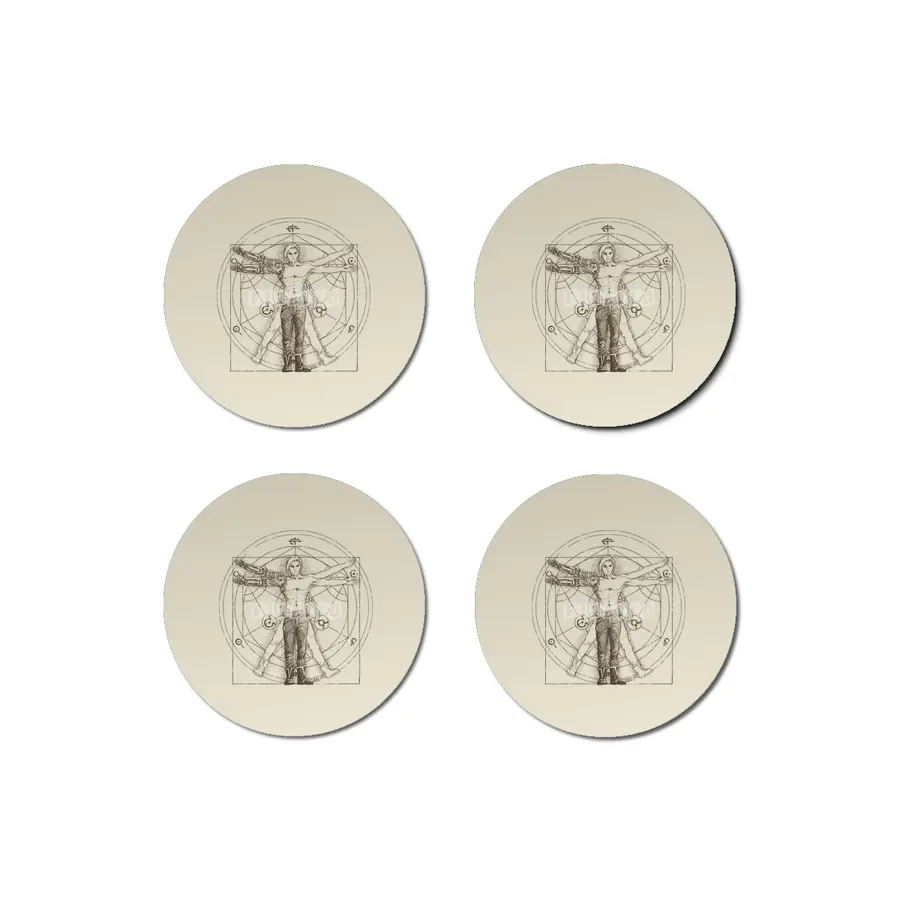 Vitruvian Alchemist Bardak Altlığı