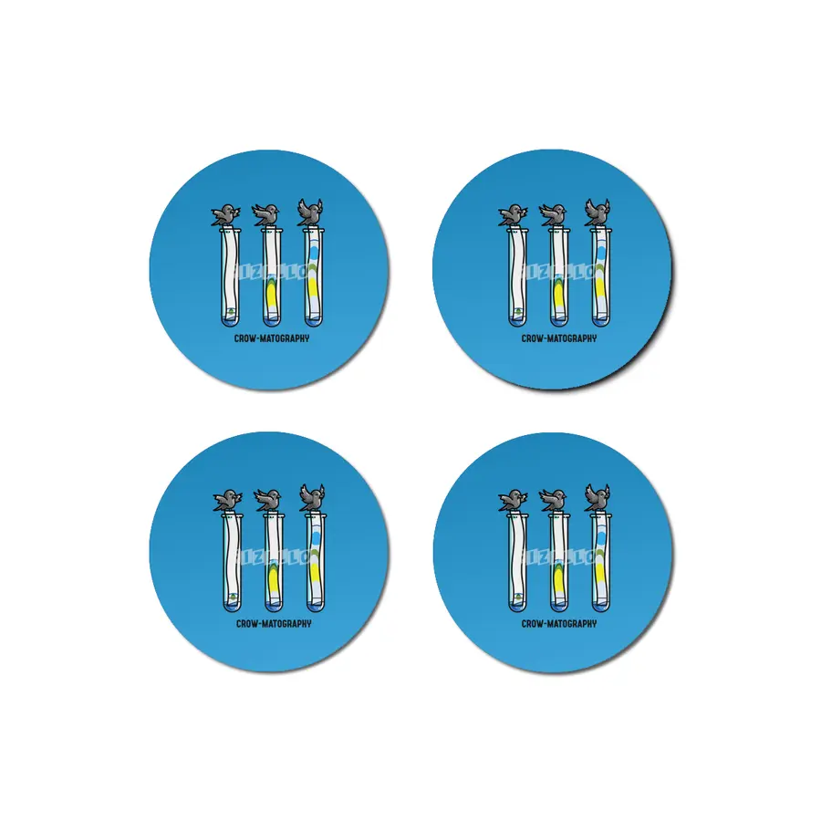 Chromatography Chemistry Pun Bardak Altlığı