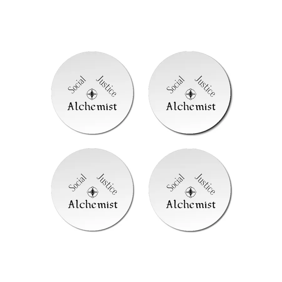 Social Justice Alchemist - Black Bardak Altlığı