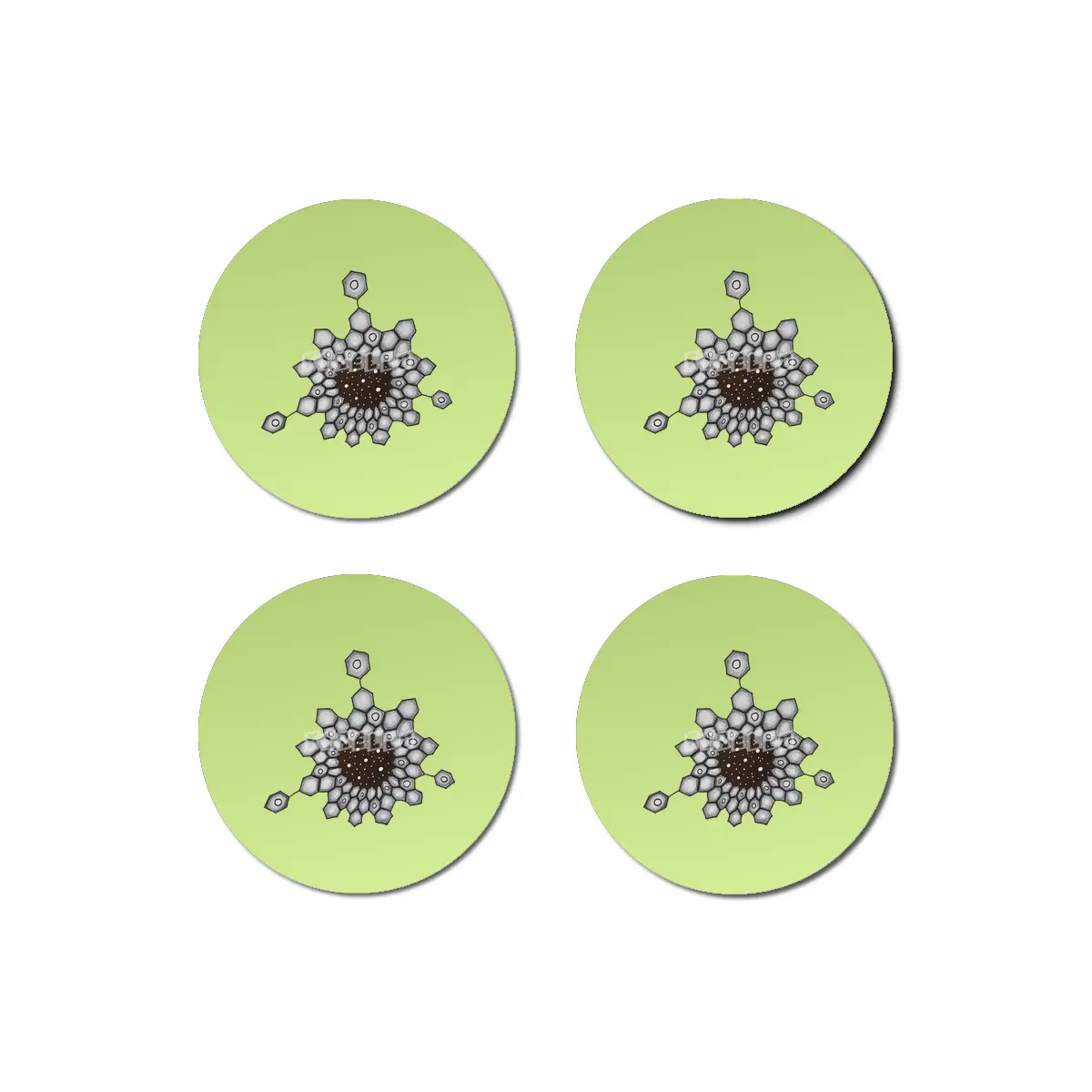 Organic Chemistry Aromatic Structure Space Stars Bardak Altlığı