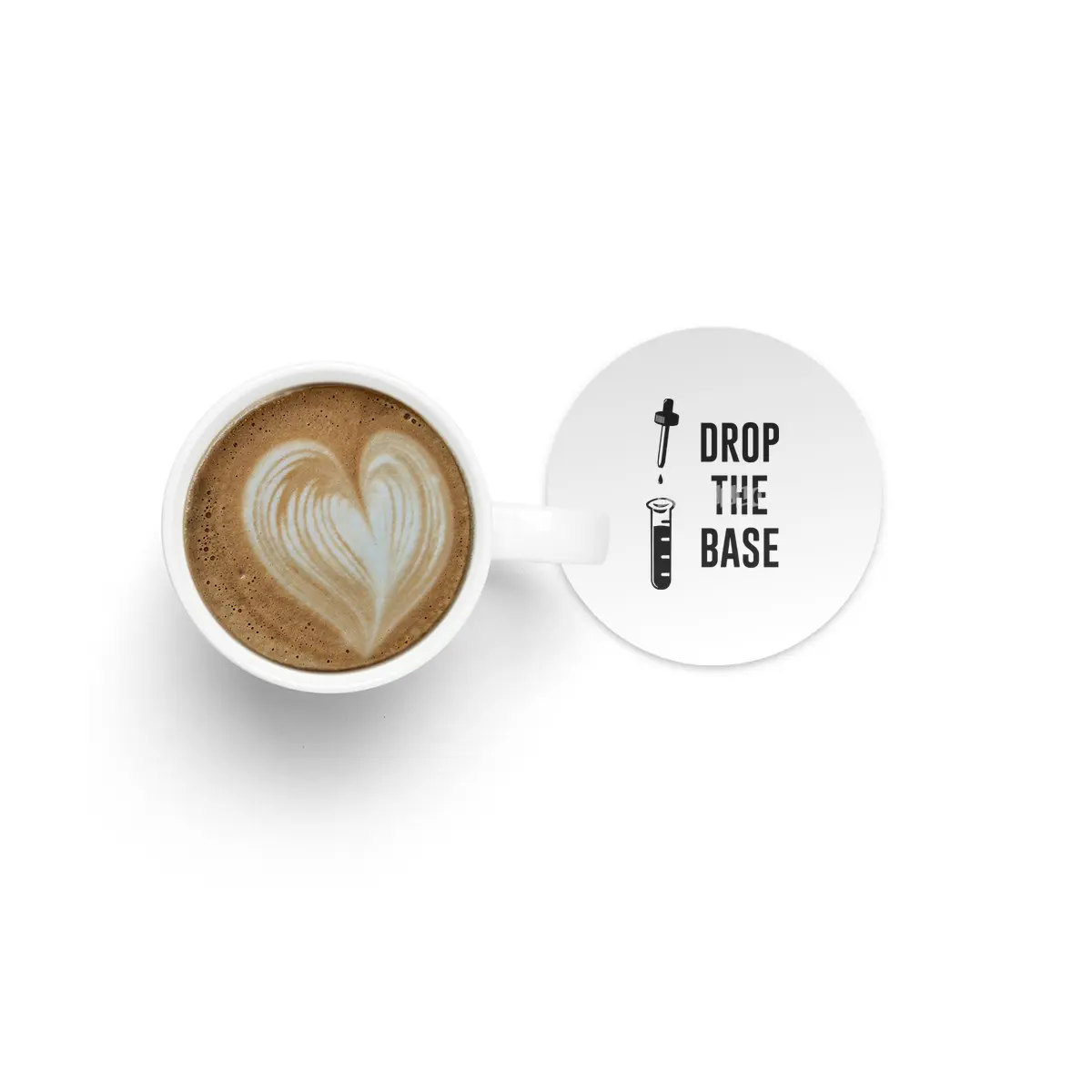 Drop the Bass Chemistry Base Bardak Altlığı