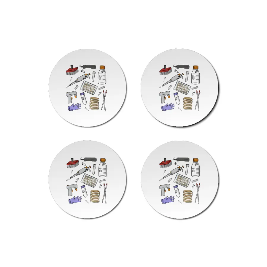 Tools of the Trade - Microbiology - APARREL Bardak Altlığı