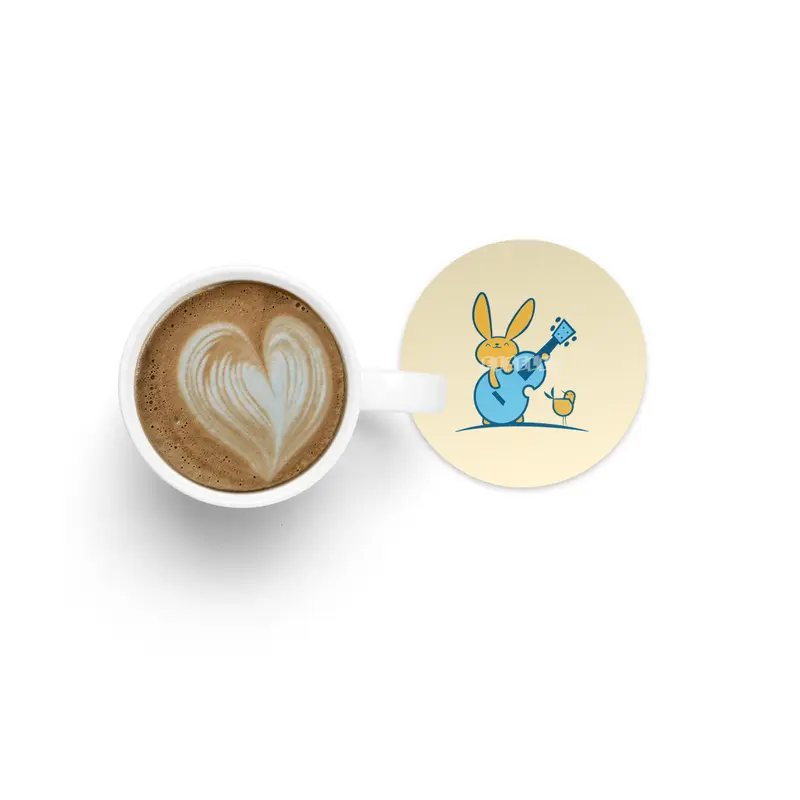 Bass Bunny and the Bird Bardak Altlığı