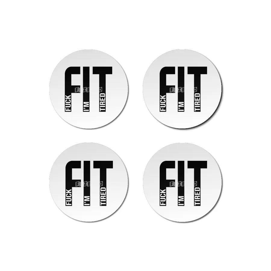 FIT Fuck I'm Tired Gym and Workout Fitness Bardak Altlığı