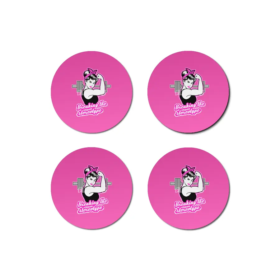 Barbell Girl fitness life Bardak Altlığı