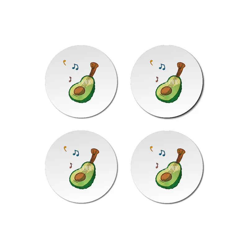 Avocado Guitar Bardak Altlığı