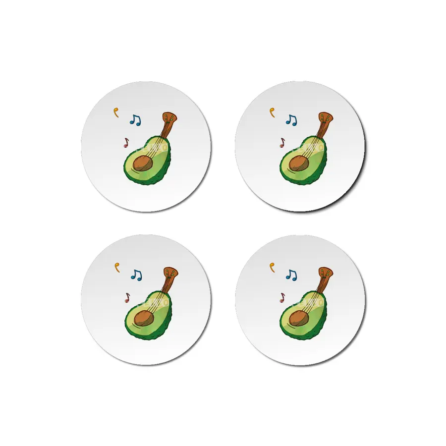 Avocado Guitar Bardak Altlığı