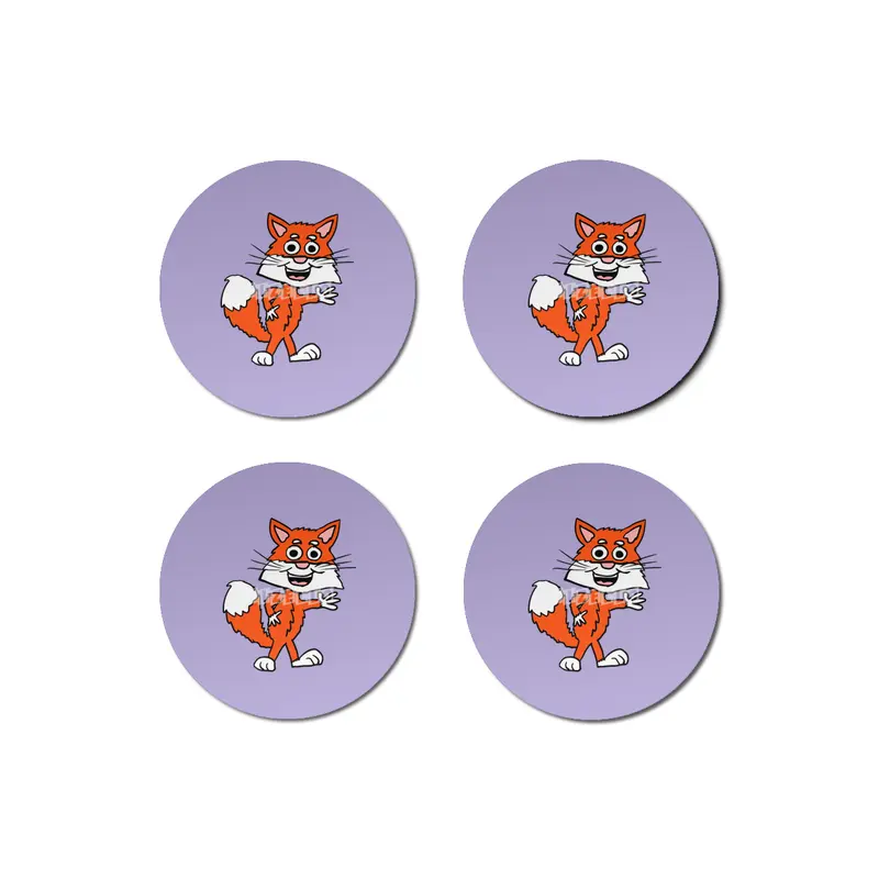 Cartoon fox Bardak Altlığı