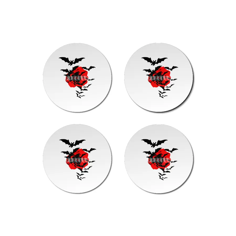 Bat Rose Bardak Altlığı