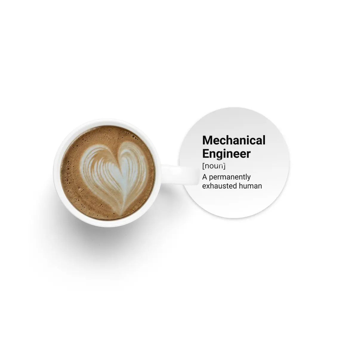 Mechanical Engineer Definition - A Permanently Exhausted Human Bardak Altlığı
