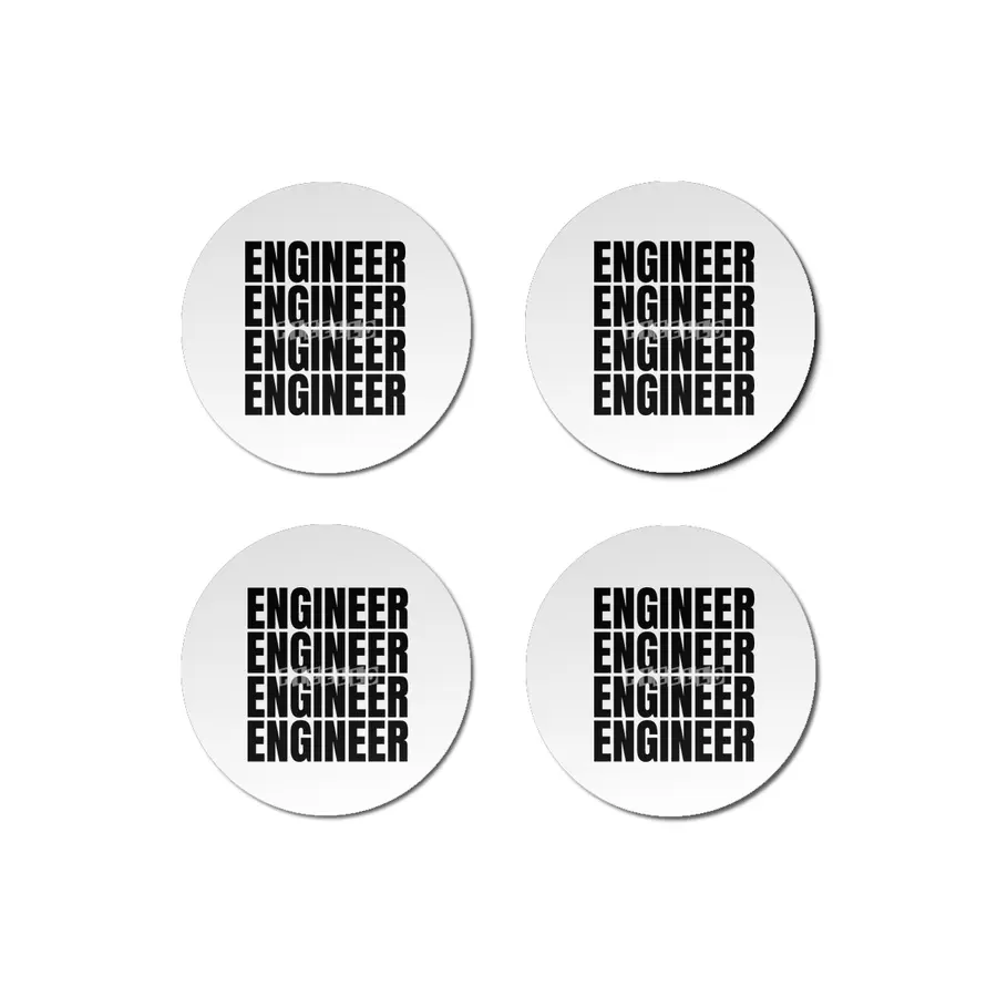 Engineer 4x Bardak Altlığı