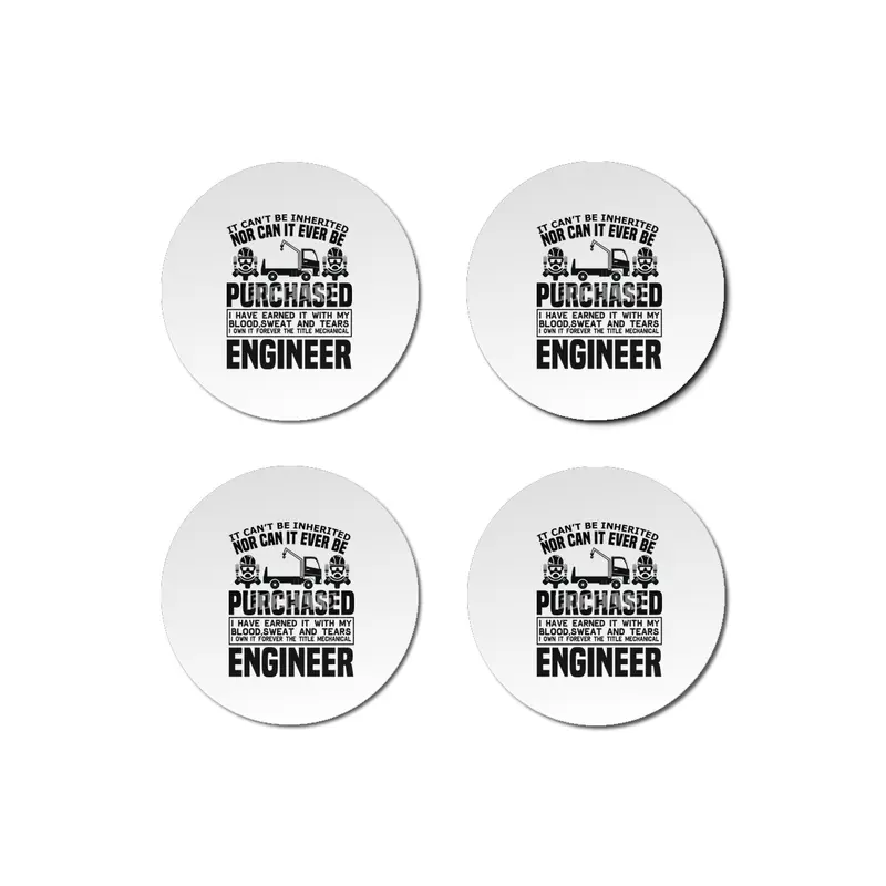 Engineer Crafts Mechanic Gift Bardak Altlığı