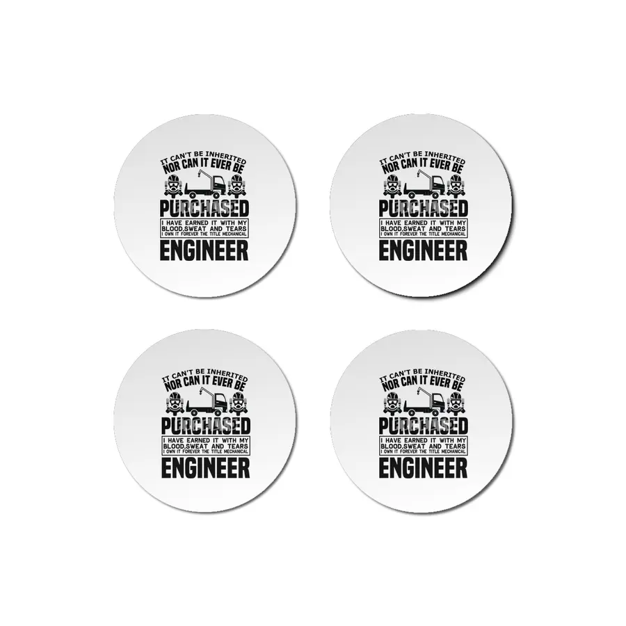 Engineer Crafts Mechanic Gift Bardak Altlığı