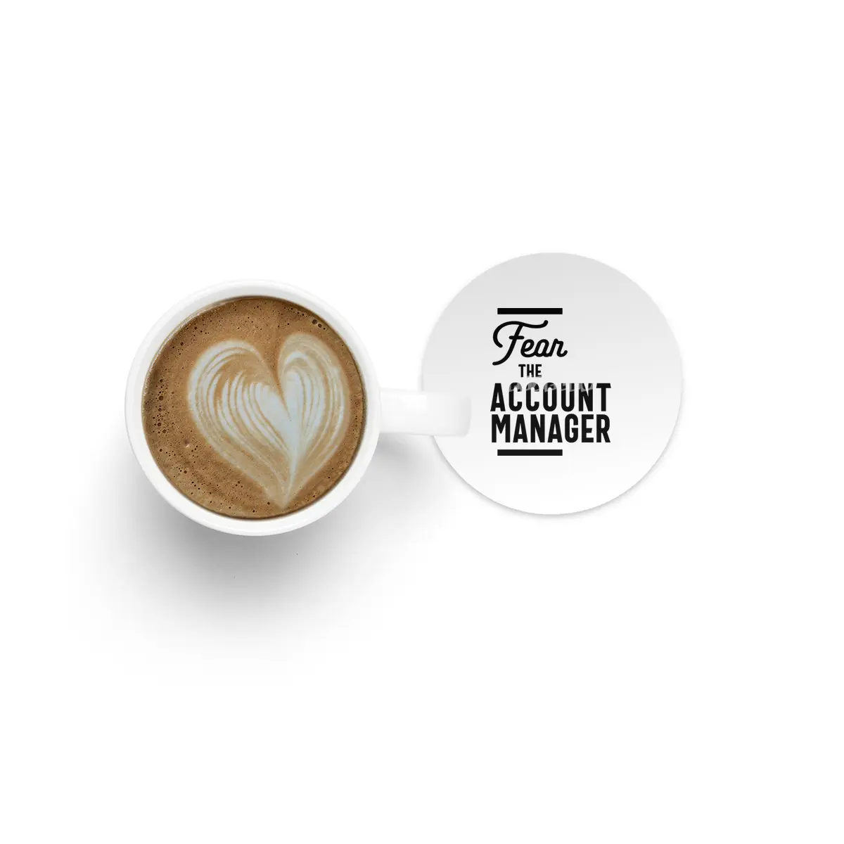 Account Manager Gift Funny Job Title Profession Birthday Idea Bardak Altlığı