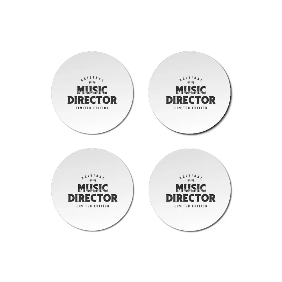 Music Director Funny Job Title Profession Birthday Worker Bardak Altlığı