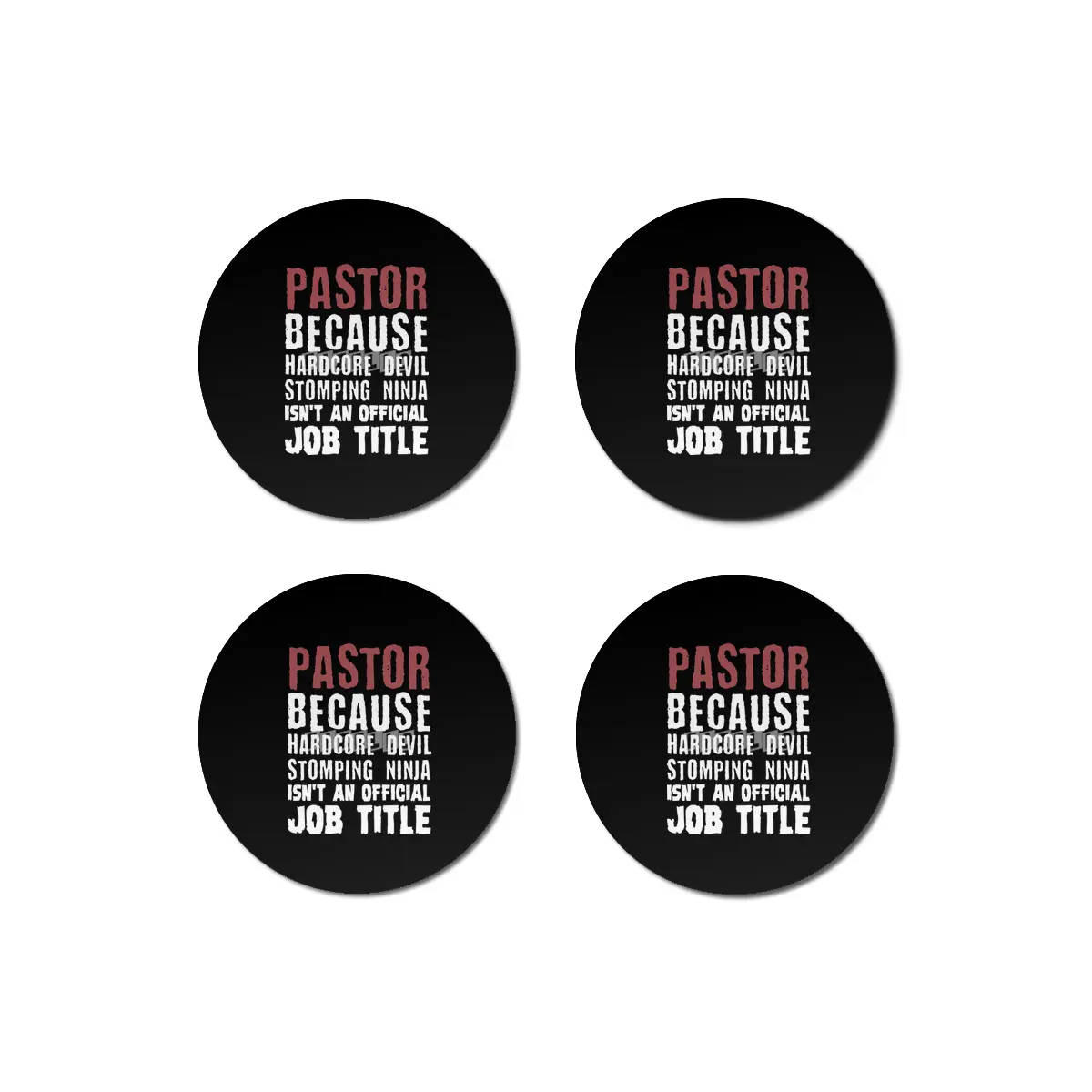 pastor because hardcore devil stomping ninja isnt an official job title farmer Bardak Altlığı