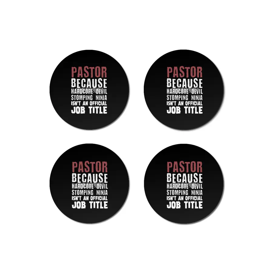 pastor because hardcore devil stomping ninja isnt an official job title farmer Bardak Altlığı