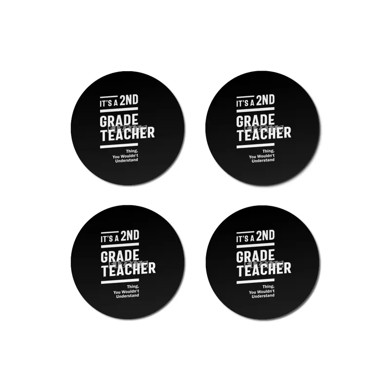2nd Grade Teacher Job Title Occupation Gift Bardak Altlığı