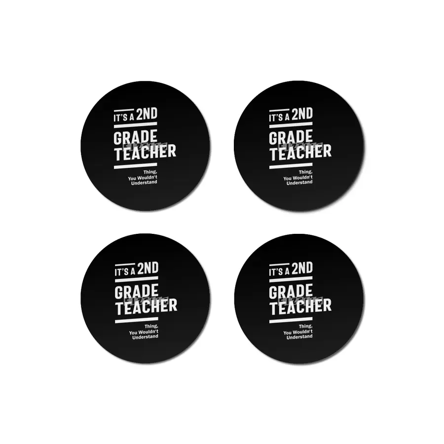 2nd Grade Teacher Job Title Occupation Gift Bardak Altlığı