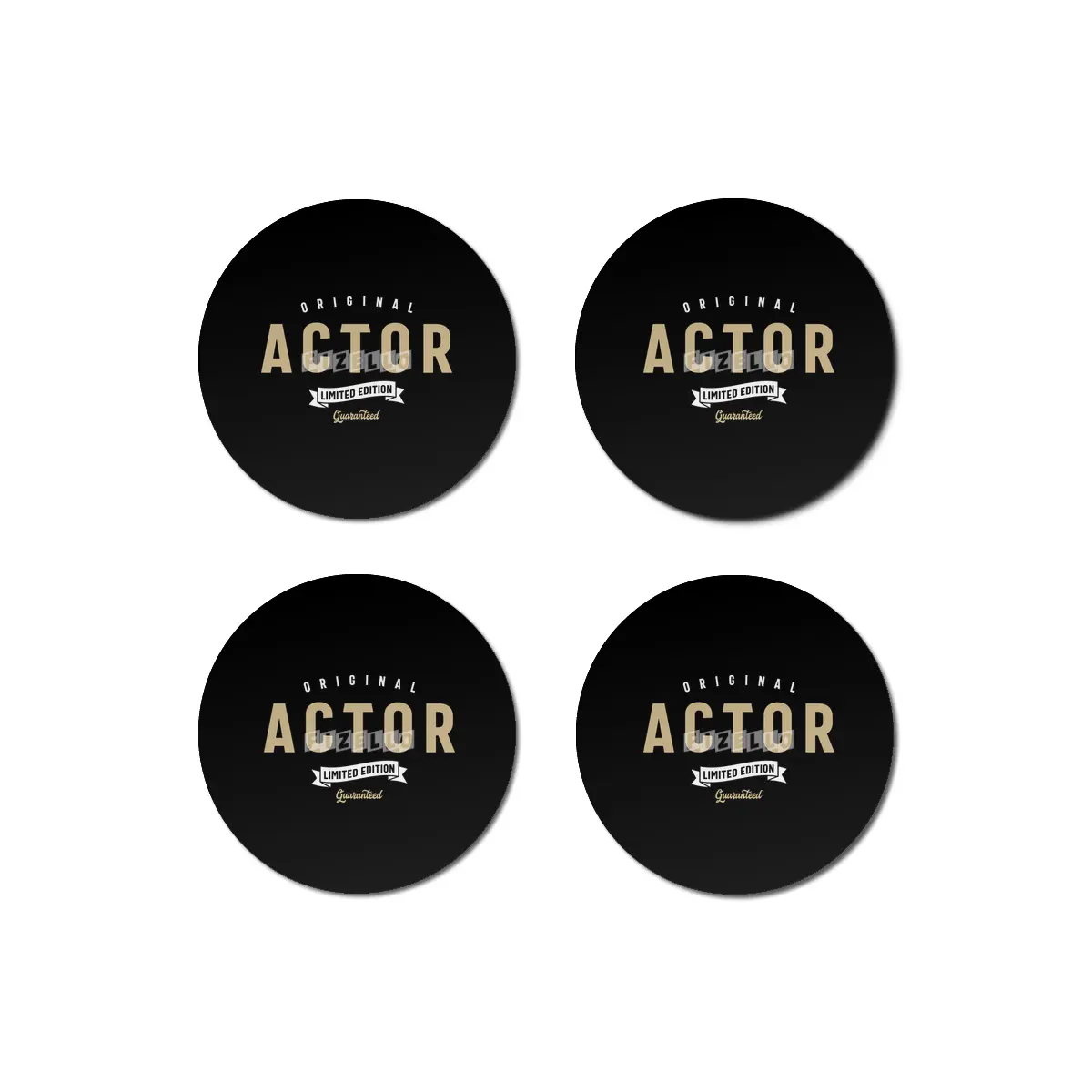 Actor Funny Job Title Profession Birthday Worker Bardak Altlığı