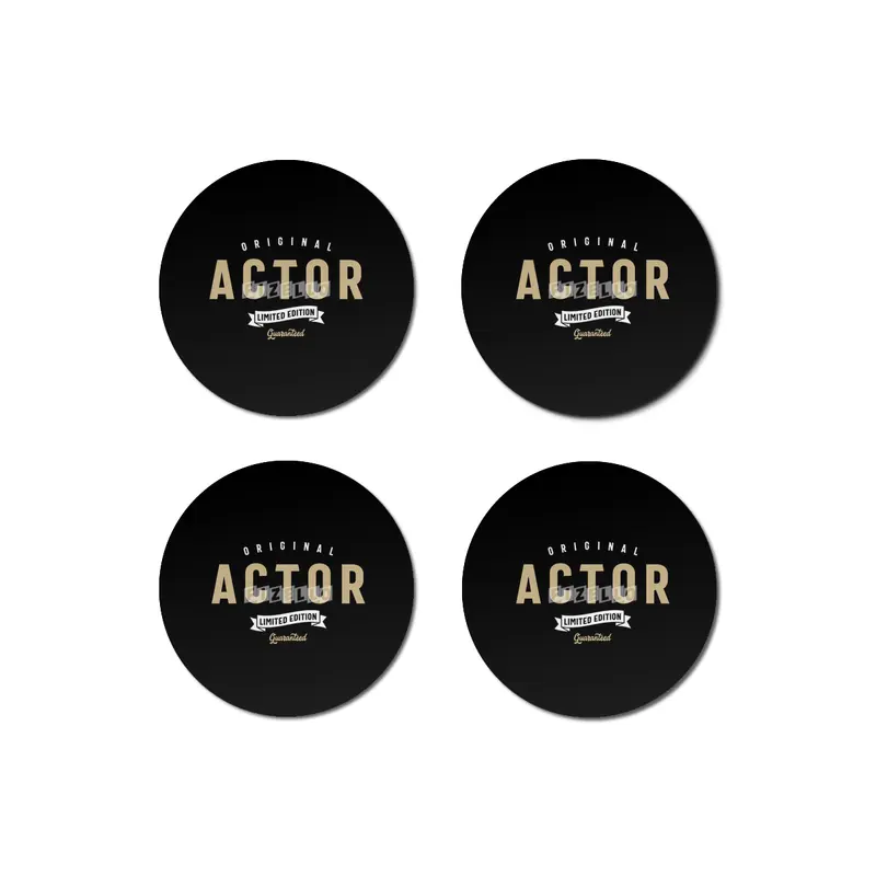 Actor Funny Job Title Profession Birthday Worker Bardak Altlığı