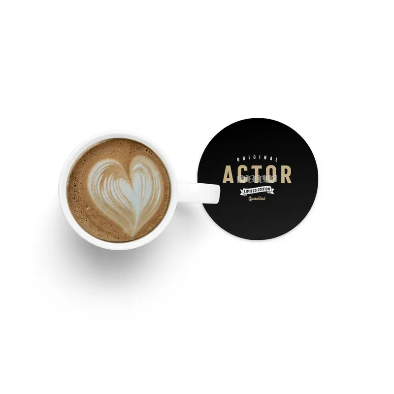 Actor Funny Job Title Profession Birthday Worker Bardak Altlığı