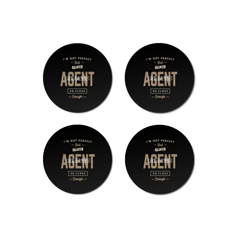 Agent Funny Job Title Profession Birthday Worker Bardak Altlığı