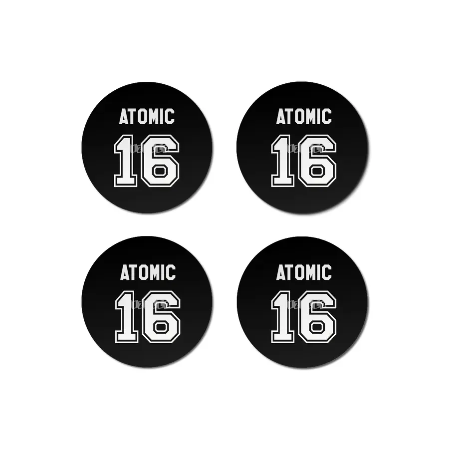 atomic number 16 Bardak Altlığı