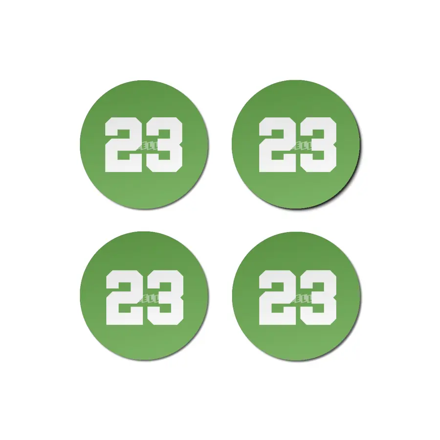 White Number 23 Bardak Altlığı