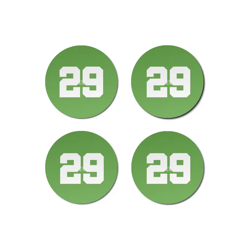 White Number 29 Bardak Altlığı