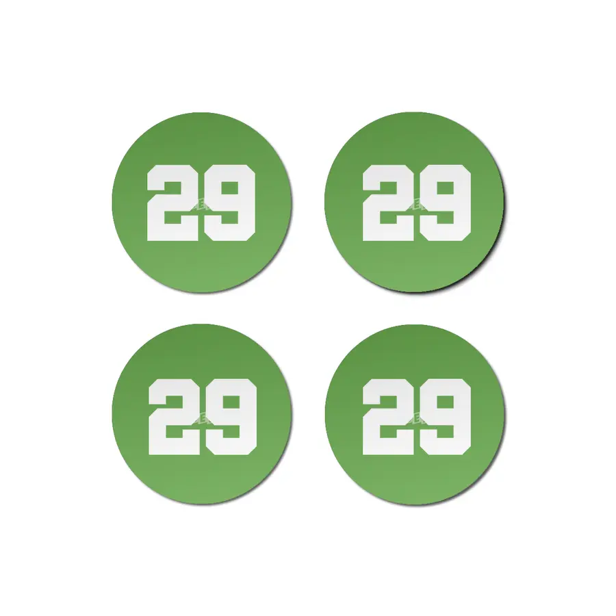 White Number 29 Bardak Altlığı