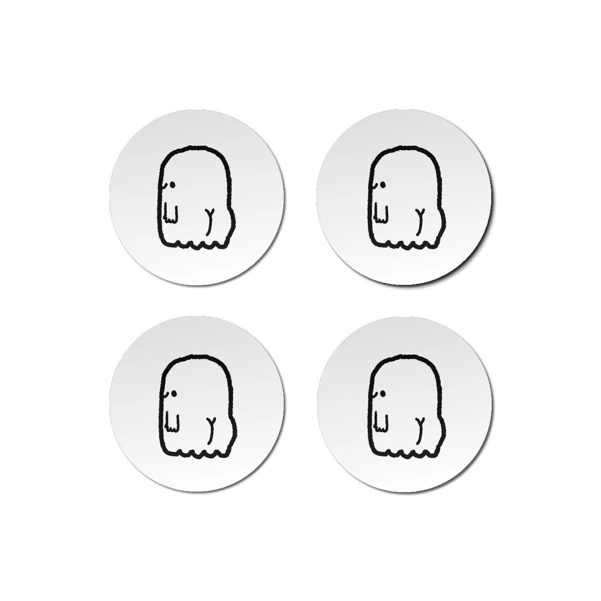 Boo-ty (Black) Bardak Altlığı