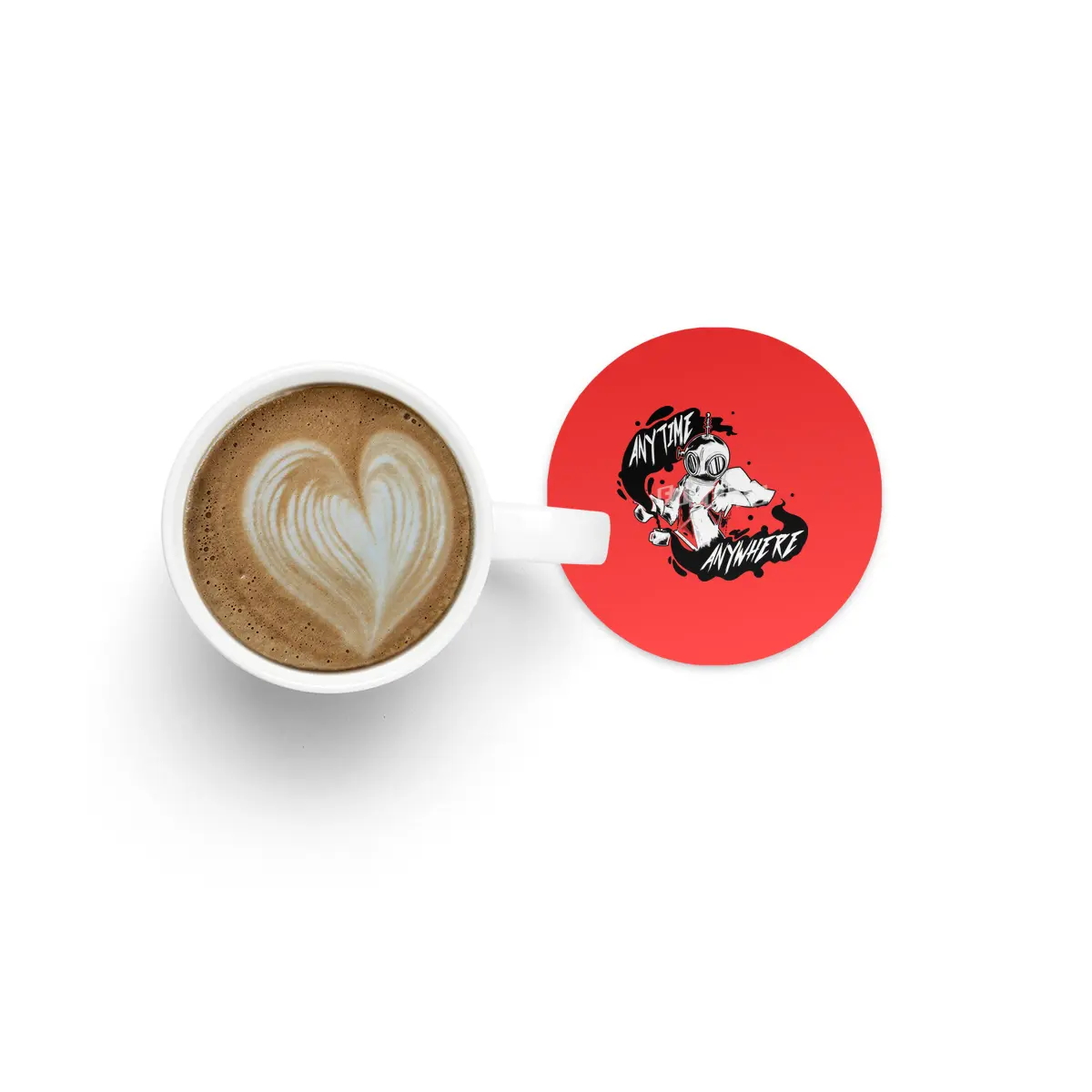 Coffee: Anytime, Anywhere Bardak Altlığı
