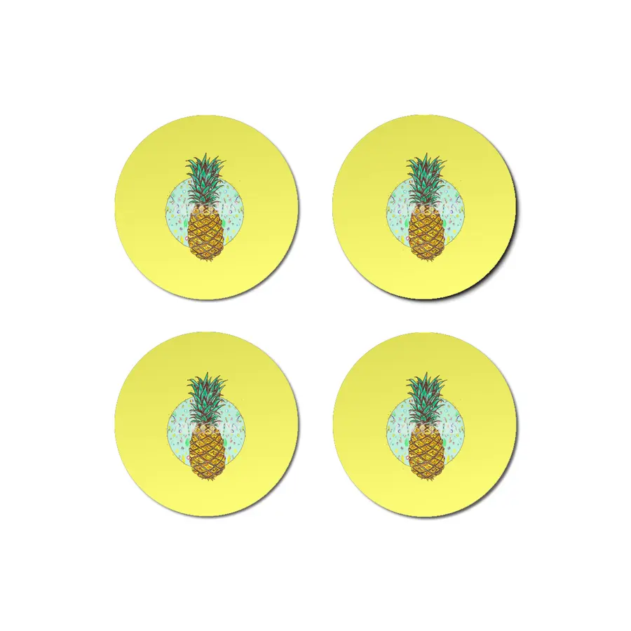 Pineapple Bardak Altlığı