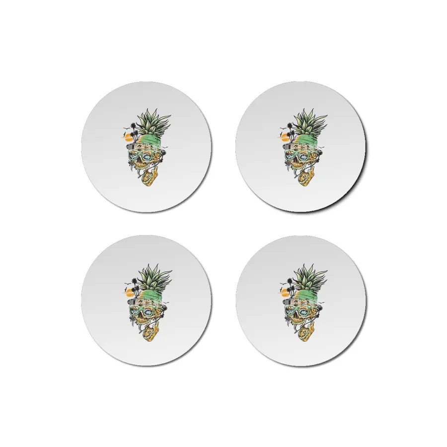 Summer Pineapple Bardak Altlığı
