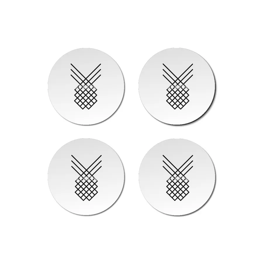 Pineappleline Bardak Altlığı