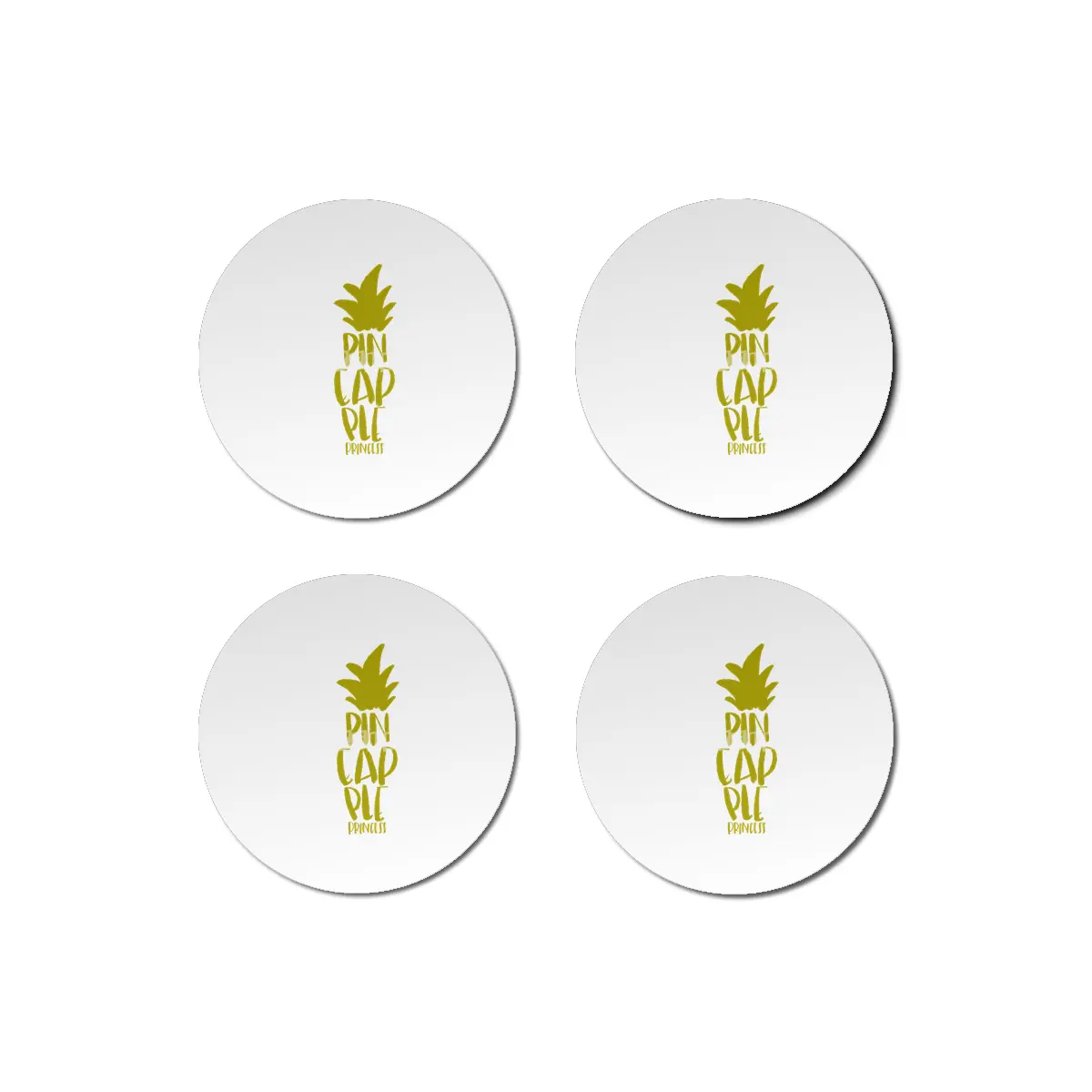 Pineapple Princess Bardak Altlığı