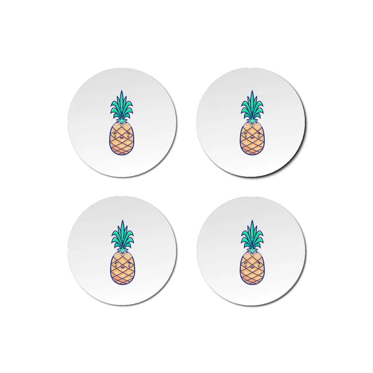 Tropicana Sticker Collection – Pineapple Bardak Altlığı