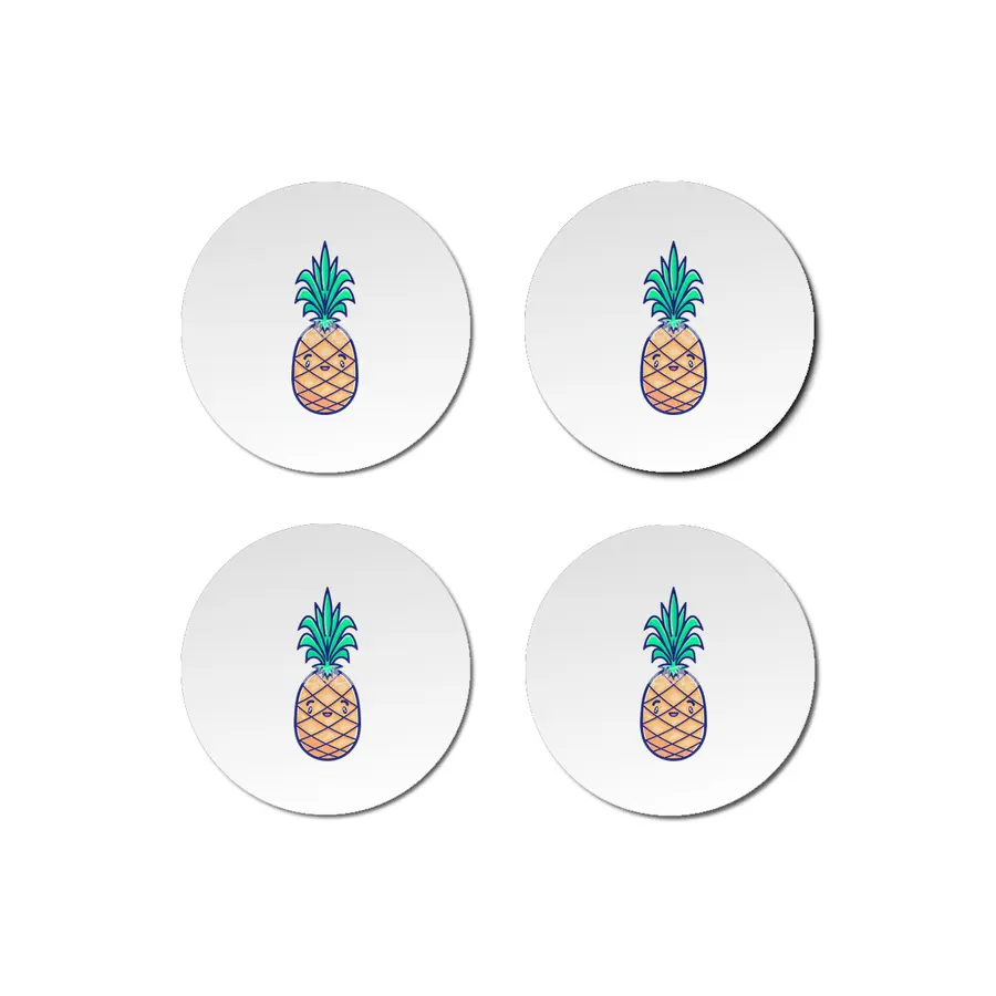 Tropicana Sticker Collection – Pineapple Bardak Altlığı