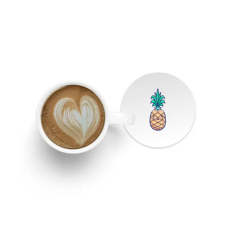 Tropicana Sticker Collection – Pineapple Bardak Altlığı
